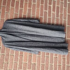 Soho Street Gray Knit Sweater Cardigan Women's S Small Oversized Open Front